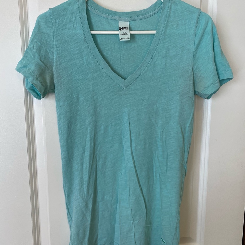 Light blue VS Pink V neck. Size S.